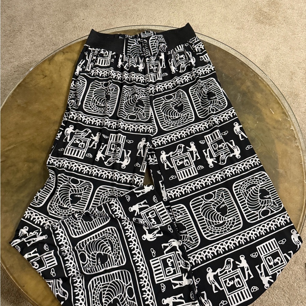 Black and White Palazzo Pants